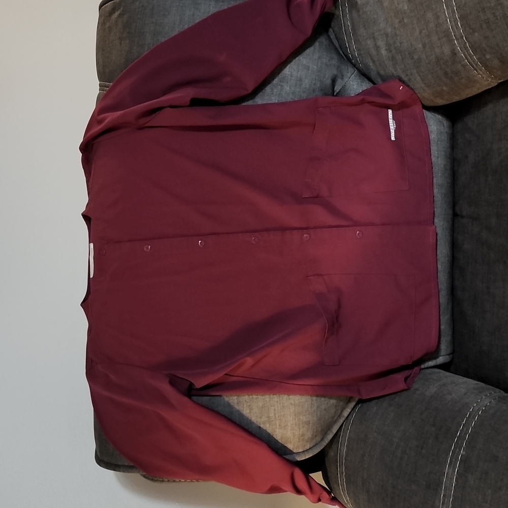 Skechers Scrub Jacket Large, Wine